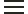 Icon with three horizontal lines